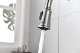 Single Handle High Arc Pull Out Kitchen Faucet,Single Level Stainless Steel Kitchen Sink Faucets W2287P183782
