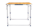 4Ft Portable Multipurpose Folding Table wood grain color 36163204