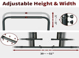 Power Tower Dip Station Pull Up Bar Stand Adjustable Height Heavy Duty Multi-Function Fitness 27811779