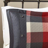 Full/Queen 6 Piece Herringbone Duvet Cover Set B035129174
