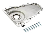 Timing Cover w/ 10AN Turbo Oil Drain Fittings for Chevy GMC Gen III GM LS 4.8L 5.3L 5.7L 6.0L 22404647