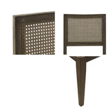 Armless Dining Chair Set of 2 B035118586