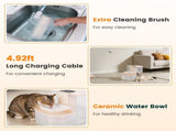 Smart Automatic Pet Water Dispenser, Automatic Pet Water Dispenser with Dual Tank,Dual Tank 48994242