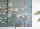 18.5" x 59" Saison White Cherry Blossom Canvas Print, Wall Decor for Living Room Bedrrom Entryway W2078130318