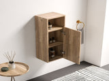 CC1014S112310 Rough Oak&Rough Oak Bathroom Floating Side, Wall-mounted Bathroom Storage W1865P444263