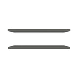 Greer Floating Shelf in Melamine x2, Grey B128P245006