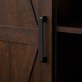 Tall Storage Cabinet Barn Door Storage Country Wood Rustic Farmhouse Pantry Cupboard Barn Door W2275P149118