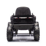 ZNTS Ride on Tractor with Trailer,24V Battery Powered Electric Tractor Toy, 200w*2motor W1578P193900