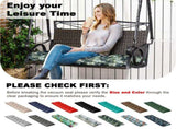 Outdoor Bench Cushion, 60 20 4 Inch, Tufted Waterproof Swing Cushion with Ties, for Patio Bench 34999442