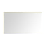 84in. W x48 in. H Metal Framed Bathroom Mirror for Wall, Rectangle Mirror, Bathroom Vanity Mirror W1272101958