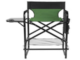 31" Tall Directors Chair Footrest, 4Portable Bar Height Folding Camping Chair 56725789