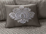 6 Piece Reversible Daybed Cover Set Dark Grey Daybed B03597552