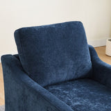 Swivel Arm Chair with Soft Chenille Fabric, Comfy Accent Chair for Living Room. Bedroom .Reading W2671P296993