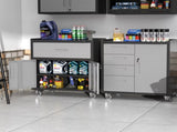 Sturdy Metal Tool Storage Cabinet with Wheels - Tool Storage Cabinet for Garage, Office, and Home T2398P222836