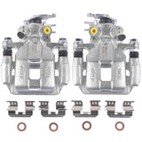 2PCS Rear Brake Calipers w/ Bracket FRC12163 FRC12164 for Acura TSX, Honda Accord 19-B3358 19-B3359 56265450