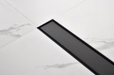 28 Inches Linear Shower Drain with Removable Cover, 304 Stainless Shower Drain Included Hair W92891545