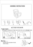 Contemporary Power Motion Glider Recliner Chair 1pc Living Room Furniture Dark Coffee Breathable B011133396