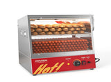 110V, 500W Hot Dog Machine, Stainless Steel Finish, Stainless Steel Construction, 30L DoubleDeck, 08826404