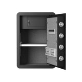 ZNTS High Security Large-sized Safe Box with Fireproof and Waterproof Bag, 3.0 Cub Feet Safe with W1779P163963