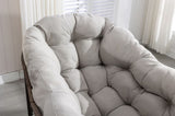 Outdoor Rattan Rocking Chair,Padded Cushion Rocker Recliner Chair Outdoor for Front Porch, Living W640105281