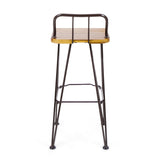 DENALI INDUSTIAL WOOD AND METAL BARSTOOL 61328.00