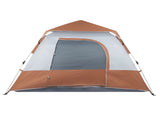 240*240*150cm Spring Quick Opening Four-Person Family Tent Camping Tent Brown 40665262