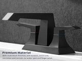 2-Handle Heavy Duty Bathroom with Drain and Supply Kits, Modern Style Lavatory Deck Mounted T3177P277481