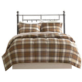 Twin Classic Quilting Soft and Cozy Microfiber Solid Reverse Down Alternative Comforter Set B035100461