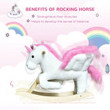 Baby rocking horse toy with music playbackUnicorn design 11742444