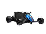 Kids Electric Drift Go Kart 24V, Dual Motor Soft Start Ride-On Kart with PU Wheels,Blue 92293222