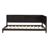 Twin Size Wood Daybed/Sofa Bed, Espresso WF297689AAP