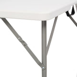 34" Blow Molding Foldable Square Table 60289561