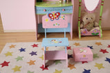 ZNTS Kids Funnel Olivia the Fairy Girls Dressing Table with Chair B05367937