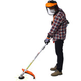 12 in 1 Multi-Functional Trimming Tool, 32.6CC 2-Cycle Garden Tool System with Gas Pole Saw, Hedge W465P195376