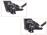 Front Left Right Window Regulator with Motor Fit for 2016-2024 Tesla Model X Sport Utility 2Pcs 14117408