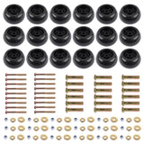 18PK Deck Wheel Roller Kits for Exmark Husqvarna with Hardware 103-3168 103-4051 1-603299 539102643 34324015