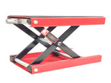 1100lbs Steel Adjustable Scissor Lift for Motorcycles Red 30652142