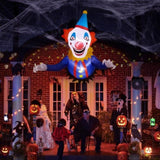 3.3 FT Halloween Inflatable Clown Broke Out from Window Outdoor Decorations, Scary Blow up Decor 88225003