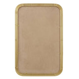 Rounded Rectangle Fluted Wall Mirror Gold See below B035P266695
