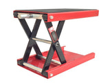 1100lbs Steel Adjustable Scissor Lift for Motorcycles Red 30652142