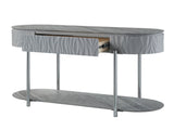 Yukino Gray High Gloss & Chrome Finish Sofa Table B2726P265752