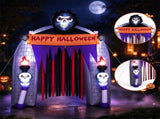 8.5FT Inflatable Archway Grim Reaper with Built-in LEDs Blow Up Yard Decoration for 14219987