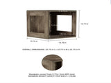 Modern Stackable Modular Cube End Table with Open Sides 37239252
