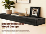 48" Rustic Wood Fireplace Mantel,Wall-Mounted & Floating Shelf for Home Decor 16238283