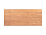 Maiden 71" 6-Seater Teak & Aluminum Patio Dining Table, Natural Teak B2719P245997