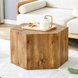 ZNTS Modern MDF coffee table, with complex texture patterns, style and texture coffee table to redefine W1151P187992