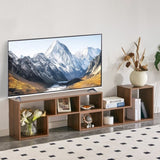 2 Pieces Cube TV Stand,Free Combination Gaming Entertainment Center Media Stand,Open Storage W3226P298392