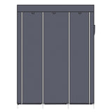 ZNTS 67" Portable Closet Organizer Wardrobe Storage Organizer with 10 Shelves Quick and Easy to Assemble 09015276