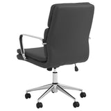 ZNTS Black Height Adjustable Rolling Office Chair B062P153791