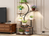 Plant Stand with Grow Lights, 62" Tall Plant Shelf, Lighted Corner Plant Stands for Indoor Growing, 32734420